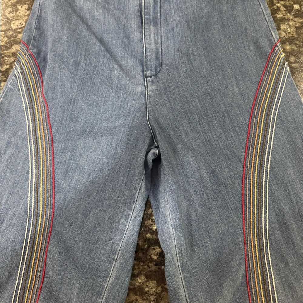 Angry Rabbit size 13 (31) Wide-Leg Jeans - Picture 2 of 11